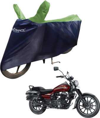 MOTOTRANCE Two Wheeler Cover for Bajaj(Avenger 150 Street, Green, Blue)