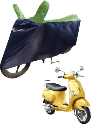 MOTOTRANCE Two Wheeler Cover for Piaggio(Vespa VXL 150, Green, Blue)