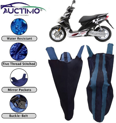 AUCTIMO Two Wheeler Cover for Yamaha(Jog R, Blue)