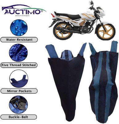 AUCTIMO Two Wheeler Cover for TVS(Star Sport, Blue)