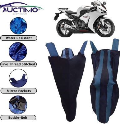 AUCTIMO Two Wheeler Cover for Honda(CBR 1000RR, Blue)