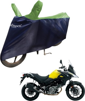 MOTOTRANCE Two Wheeler Cover for Suzuki(V Strom 650, Green, Blue)