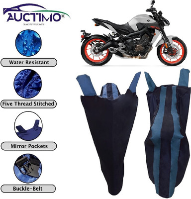 AUCTIMO Two Wheeler Cover for Yamaha(MT 9, Blue)