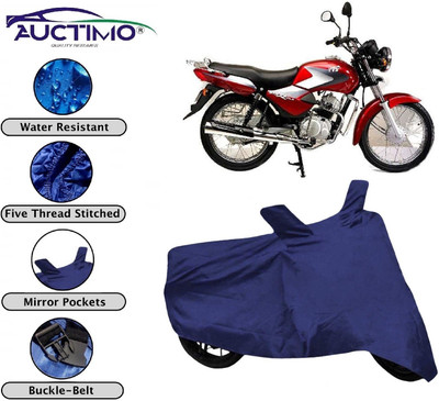 AUCTIMO Two Wheeler Cover for TVS(Sport, Blue)