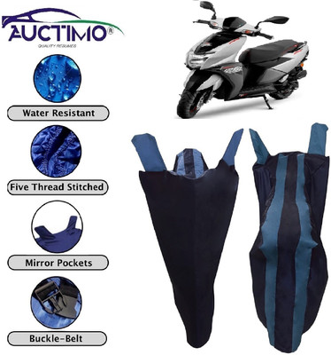 AUCTIMO Two Wheeler Cover for TVS(NTORQ, Blue)