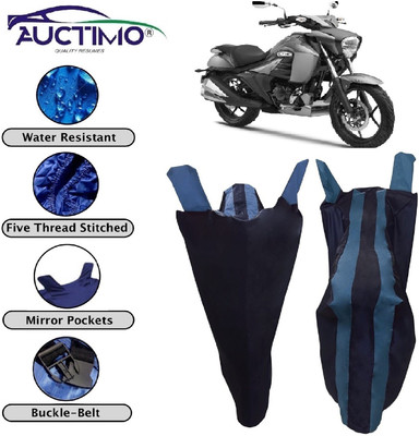 AUCTIMO Two Wheeler Cover for Suzuki(Intruder, Blue)