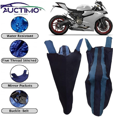 AUCTIMO Two Wheeler Cover for Ducati(899 Panigale, Blue)