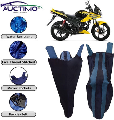 AUCTIMO Two Wheeler Cover for Honda(CBF Stunner, Blue)