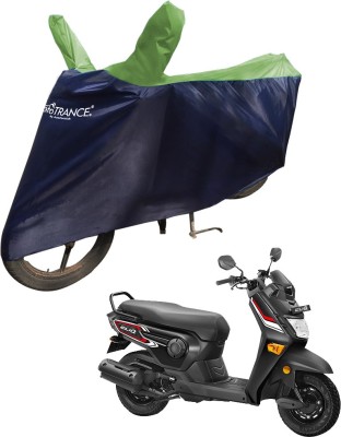 MOTOTRANCE Two Wheeler Cover for Honda(Cliq, Green, Blue)