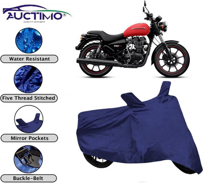 AUCTIMO Two Wheeler Cover for Royal Enfield(Thunderbird 350, Blue)