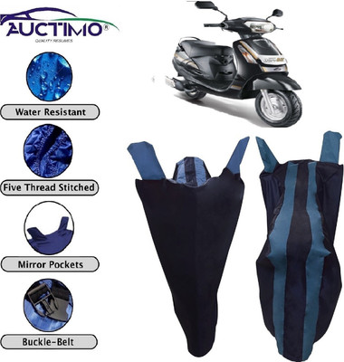 AUCTIMO Two Wheeler Cover for Mahindra(Duro DZ, Blue)