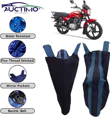 AUCTIMO Two Wheeler Cover for Bajaj(Boxer, Blue)