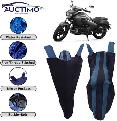 AUCTIMO Two Wheeler Cover for Suzuki(intruder 150, Blue)