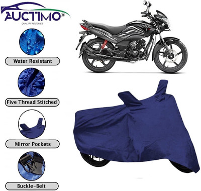 AUCTIMO Two Wheeler Cover for Hero(Passion Xpro, Blue)