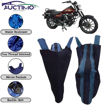 AUCTIMO Two Wheeler Cover for Bajaj(Avenger 150 Street, Blue)