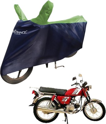 MOTOTRANCE Two Wheeler Cover for Hero(CD 100 SS, Green, Blue)