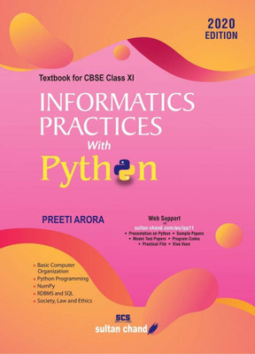 Informatics Practices with Python: Textbook for CBSE Class 11(English, Paperback, Preeti Arora)