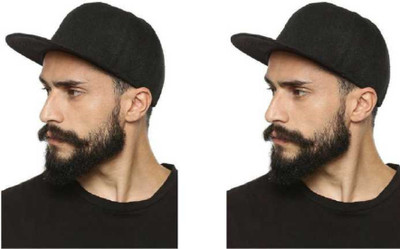DELUXE Solid Sports/Regular Cap Cap(Pack of 2)