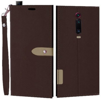 Wynhard Flip Cover for Mi Redmi K20, Mi Redmi K20 Pro(Brown, Grip Case, Pack of: 1)