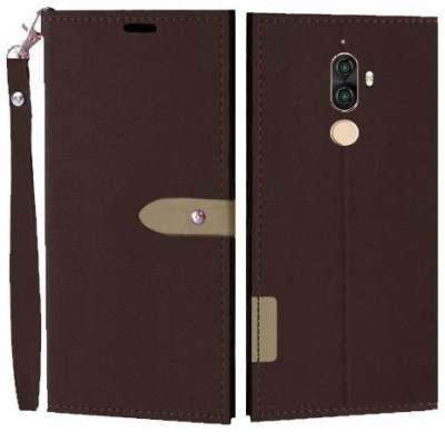Wynhard Flip Cover for Lenovo K8 Note(Brown, Grip Case, Pack of: 1)