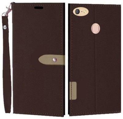 Wynhard Flip Cover for OPPO F5 youth(Brown, Grip Case, Pack of: 1)