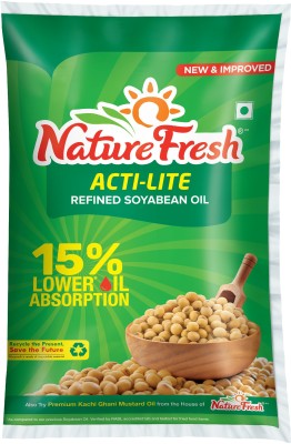 Nature Fresh Acti-lite Refined Soyabean Oil Pouch