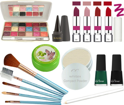 SNV Glowing Makeup Kit Of 16 Items 51202020A27(Pack of 16)