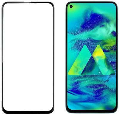 HOBBYTRONICS Edge To Edge Tempered Glass for Samsung Galaxy A60, Samsung Galaxy M40(Pack of 1)