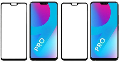 HOBBYTRONICS Edge To Edge Tempered Glass for Vivo V9 Pro(Pack of 2)