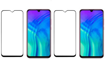 HOBBYTRONICS Edge To Edge Tempered Glass for Honor 20i(Pack of 2)
