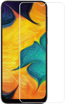 HOBBYTRONICS Tempered Glass Guard for Samsung Galaxy A30(Pack of 1)