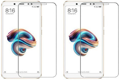 HOBBYTRONICS Tempered Glass Guard for Mi Redmi Note 5 Pro(Pack of 2)