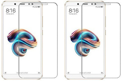 HOBBYTRONICS Tempered Glass Guard for Mi Redmi Note 5 Pro(Pack of 2)