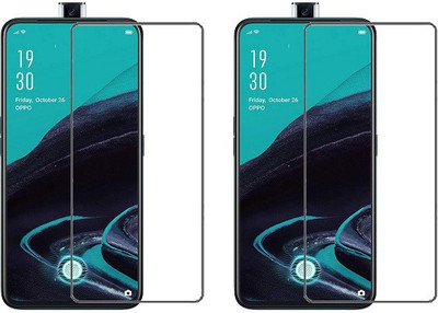 HOBBYTRONICS Tempered Glass Guard for Oppo Reno2 F(Pack of 2)