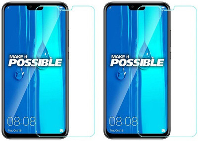 HOBBYTRONICS Tempered Glass Guard for Huawei Y9(Pack of 2)