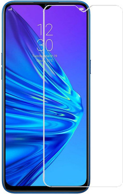 HOBBYTRONICS Tempered Glass Guard for Realme 5(Pack of 1)