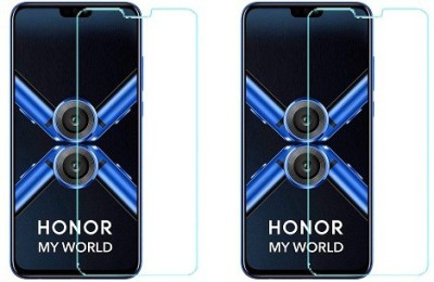 HOBBYTRONICS Tempered Glass Guard for Honor 8X(Pack of 2)