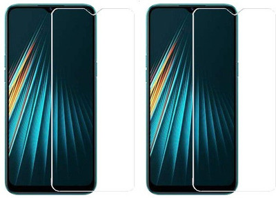 HOBBYTRONICS Tempered Glass Guard for Realme 5i(Pack of 2)