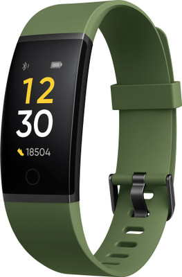 Realme Band(Green Strap, Size : Regular)