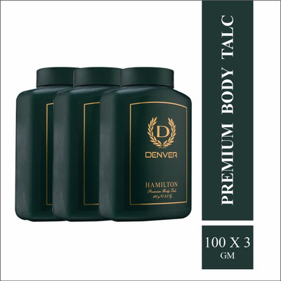 DENVER Talc (Pack of 3)(3 x 100 g)