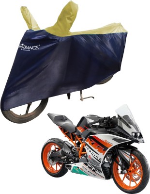 MOTOTRANCE Two Wheeler Cover for KTM(RC 390, Yellow, Blue)