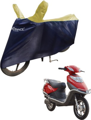 MOTOTRANCE Waterproof Two Wheeler Cover for Hero(Electric Flash, Yellow, Blue)