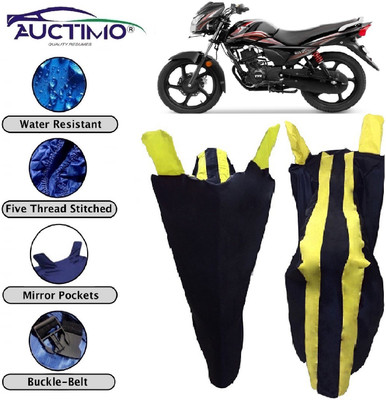 AUCTIMO Two Wheeler Cover for TVS(Victor New, Yellow, Blue)