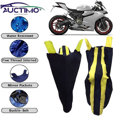 AUCTIMO Two Wheeler Cover for Ducati(899 Panigale, Yellow, Blue)