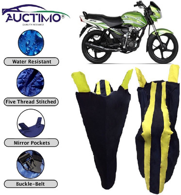 AUCTIMO Two Wheeler Cover for TVS(Jive, Yellow, Blue)