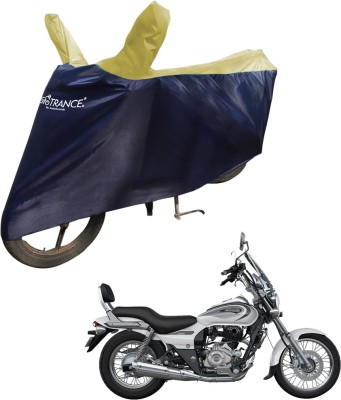 MOTOTRANCE Waterproof Two Wheeler Cover for Bajaj(Avenger 220 Cruise, Yellow, Blue)