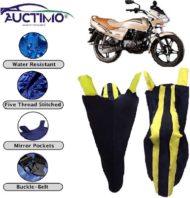 AUCTIMO Two Wheeler Cover for LML(Freedom, Yellow, Blue)
