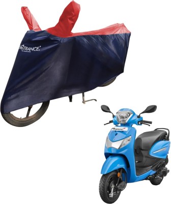 MOTOTRANCE Two Wheeler Cover for Hero(Pleasure+ 110, Red, Blue)