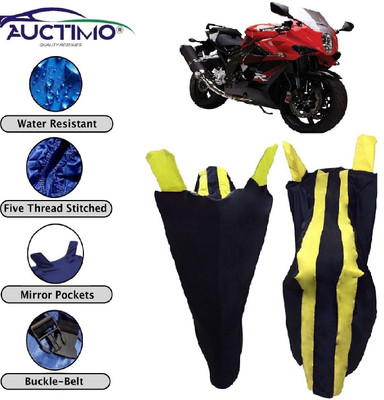 AUCTIMO Two Wheeler Cover for Hyosung(GT650R, Yellow, Blue)