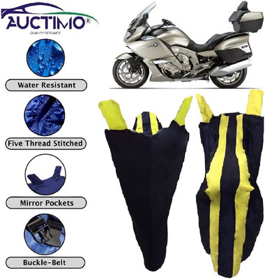 AUCTIMO Two Wheeler Cover for BMW(K 1600, Yellow, Black)